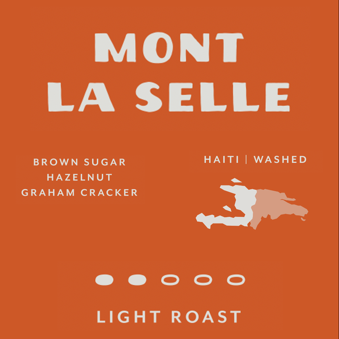 Mont La Selle, whole bean coffee, Haiti, light roast, brown sugar, hazelnut, graham cracker
